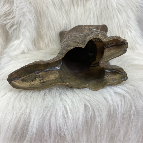 Brass upright Scottie dog large - Picture 6 of 9